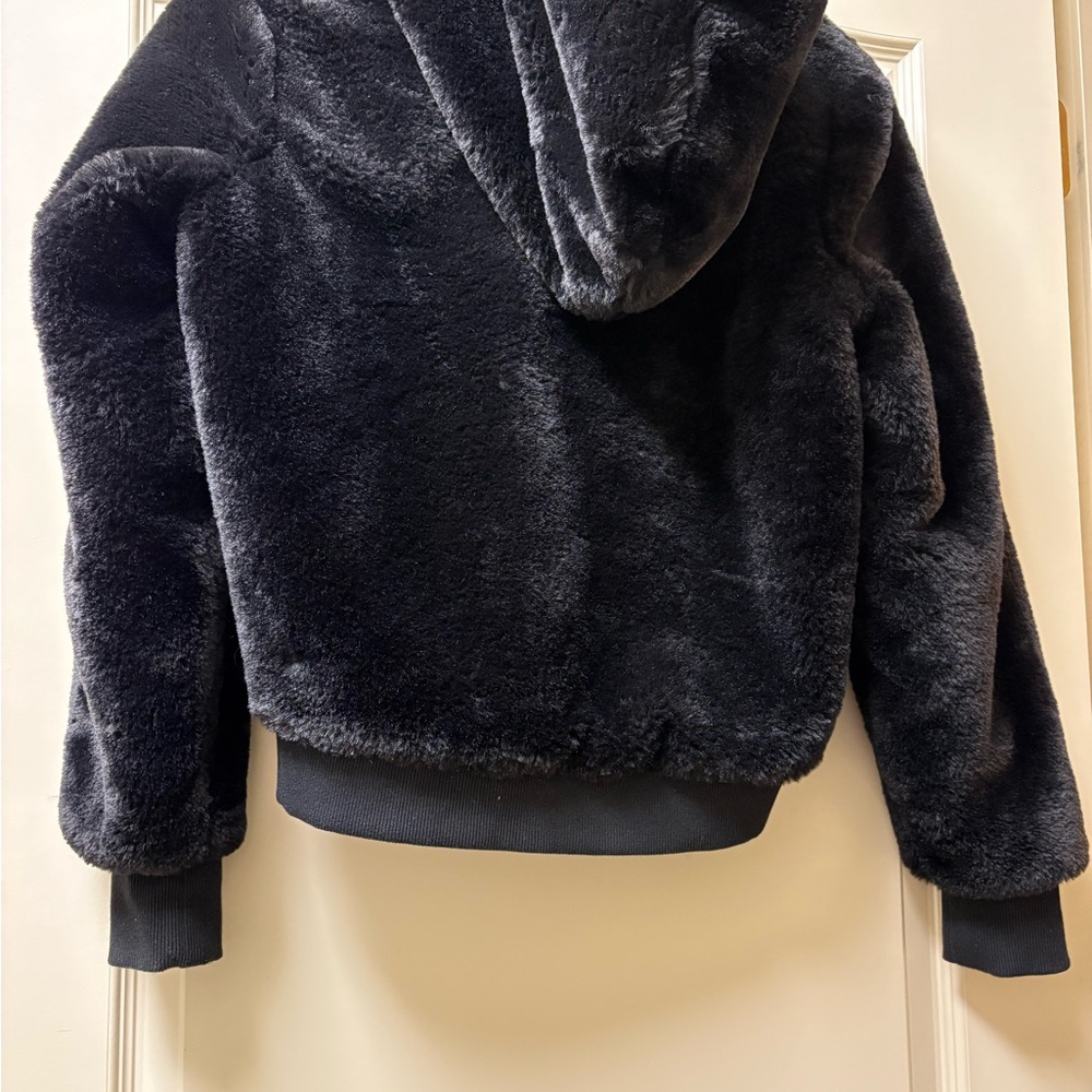 Athleta Black Hooded Jacket